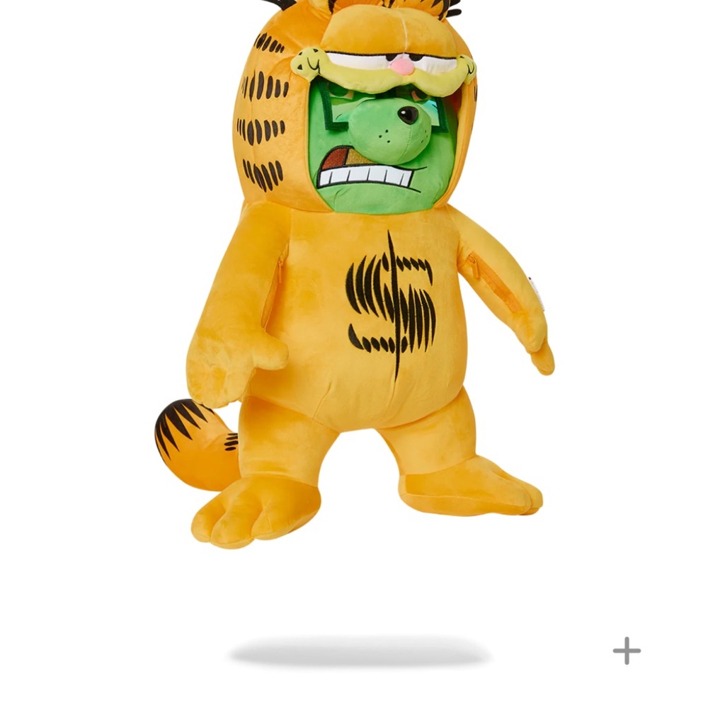 GARFIELD MONEYBEAR SUIT TEDDYBEAR BACKPACK